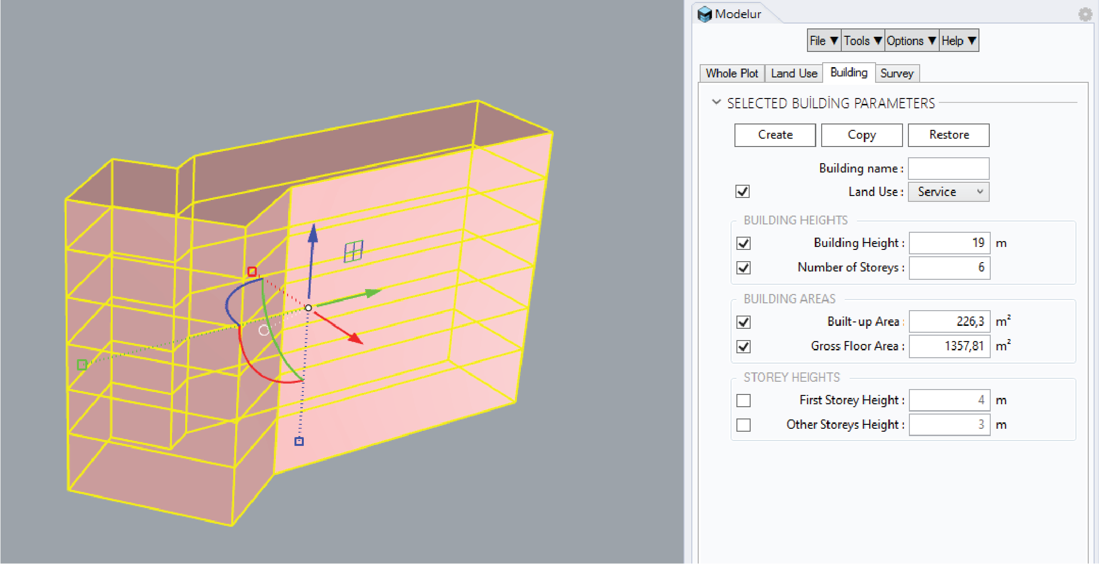 Modelur_options_menu